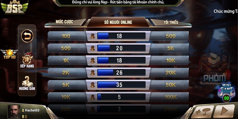 Vì sao nên chọn phỏm B52